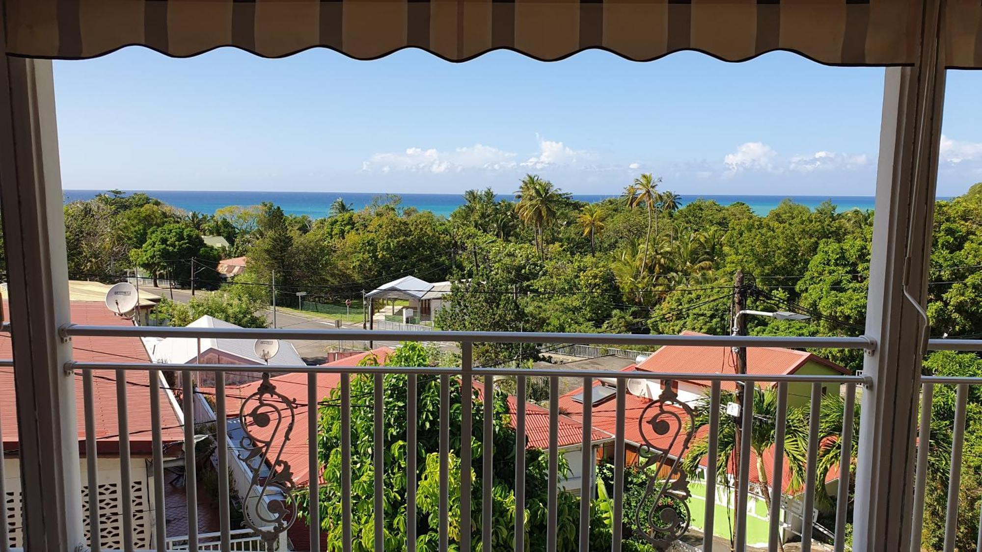 A Deux Pas De La Plage, La Perle! Vue Panoramique Villa Deshaies Dış mekan fotoğraf